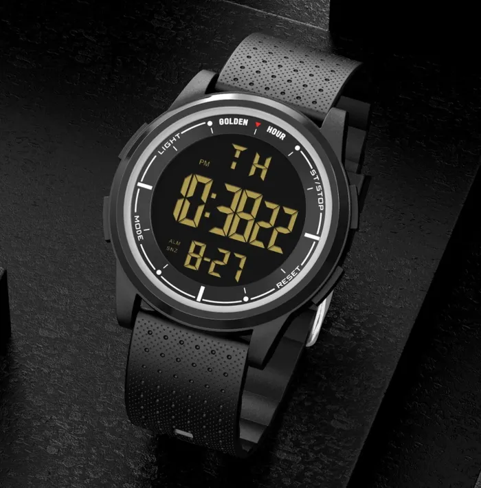 Чоловічий водостійкий спортивний тактичний годинник GoldenHour Water - зображення 3