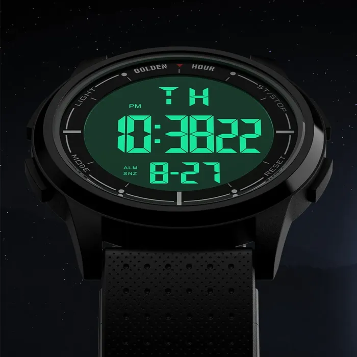 Чоловічий водостійкий спортивний тактичний годинник GoldenHour Water - зображення 5