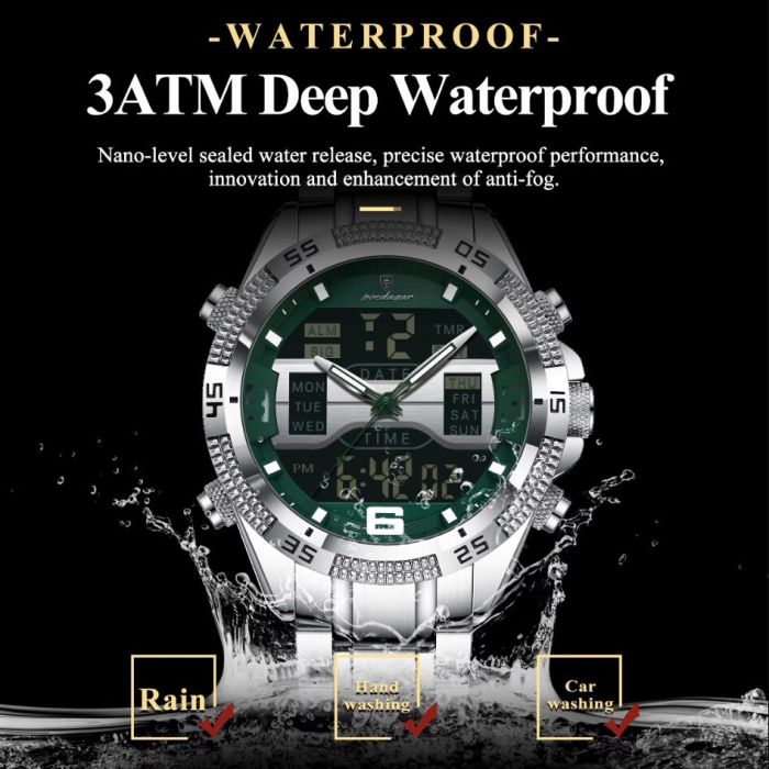 Чоловічий спортивний тактичний годинник Poedagar Good - зображення 4