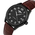 Чоловічий механічний годинник Winner Handsome Black