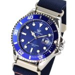 Чоловічий годинник Hemsut Zurich Carekiso Nylon Blue, 2 ремінці