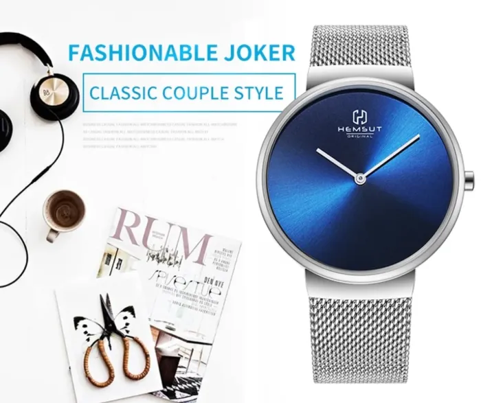 Чоловічі годинники Hemsut Men Blue - зображення 4