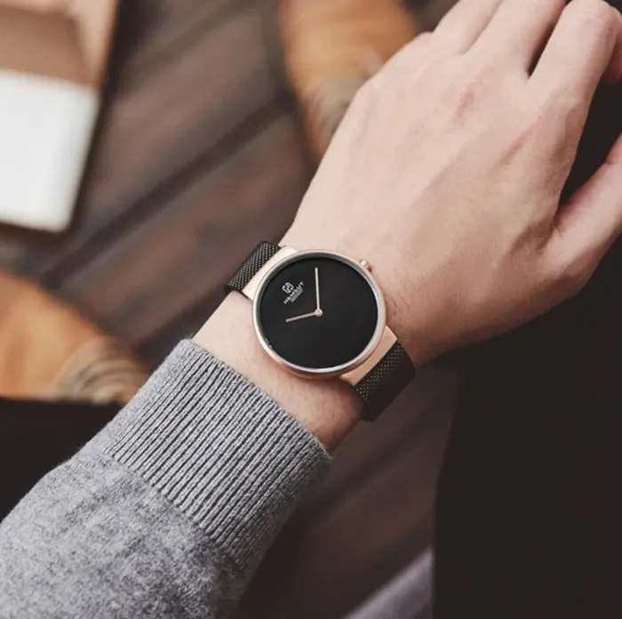 Чоловічі годинники Hemsut Men Black - зображення 5