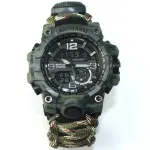 Чоловічий водостійкий спортивний тактичний з компасом годинник Hemsut Military з компасом