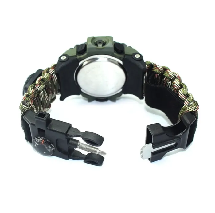 Чоловічий водостійкий спортивний тактичний з компасом годинник Hemsut Military з компасом - зображення 8