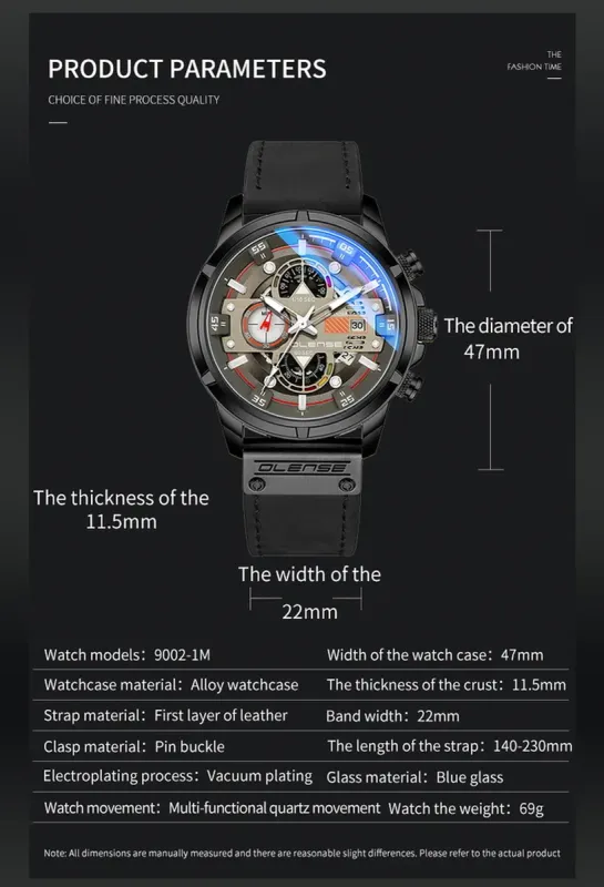 Чоловічий годинник Hemsut Olense - зображення 7