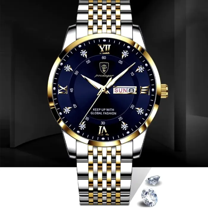 Чоловічий годинник Hemsut Poedagar Blue - зображення 3