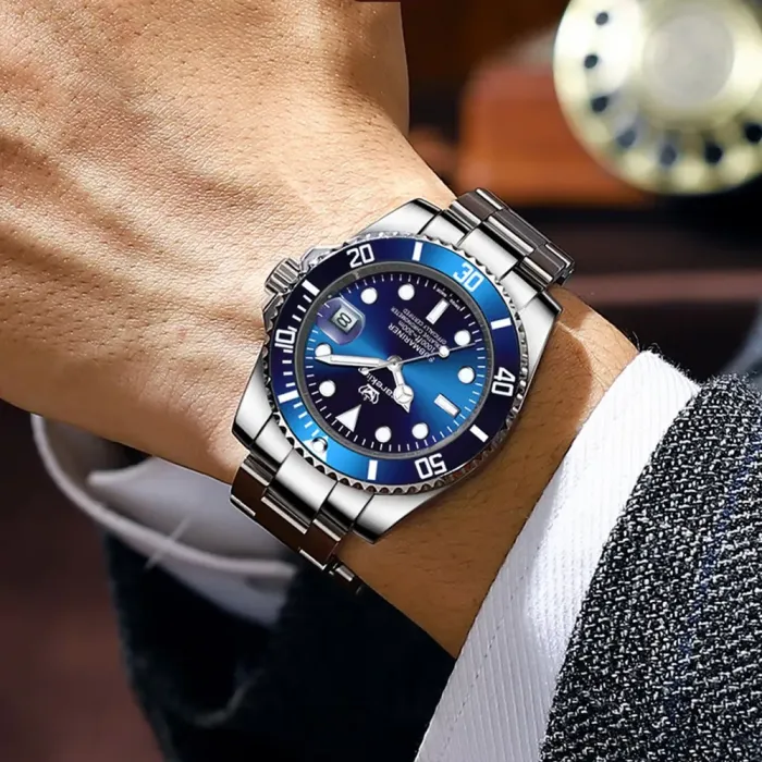 Чоловічий годинник Hemsut Zurich Blue - зображення 3