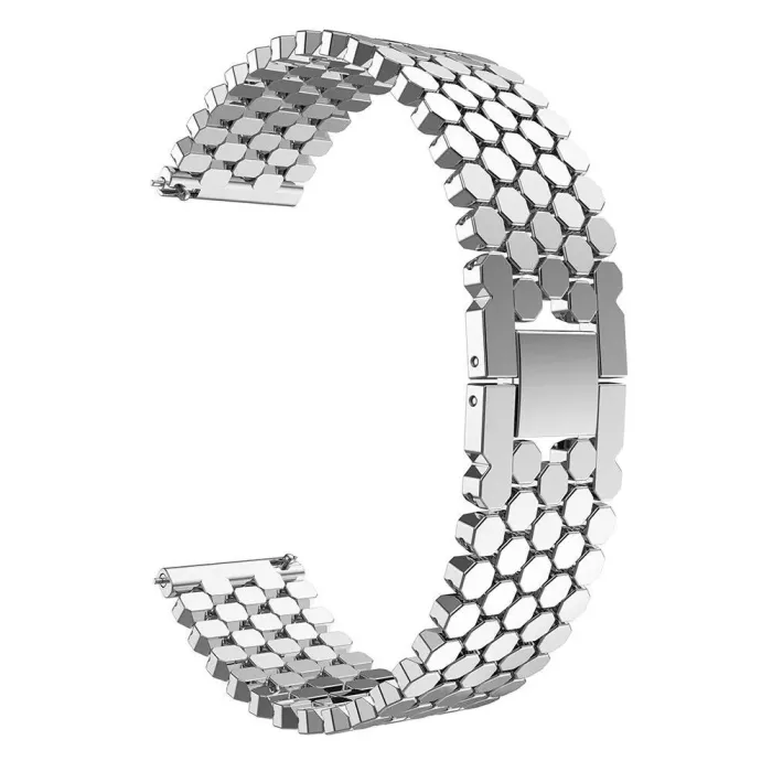 Ремінець металевий Honey Silver 22 мм - зображення 3