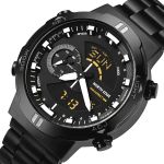 Чоловічий водостійкий спортивний тактичний годинник North Edge Hornet Iron Edition, 2 ремінці