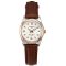 Жіночий механічний годинник Carnival White Leather Classic, 2 ремінці