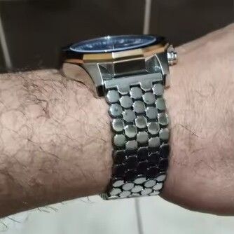 Ремінець металевий Honey Silver 22 мм - зображення 5