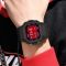 Чоловічий спортивний водостійкий тактичний годинник Sanda Lock Red