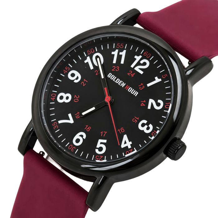 Жіночий годинник GoldenHour Trend Black Cherry - зображення 1