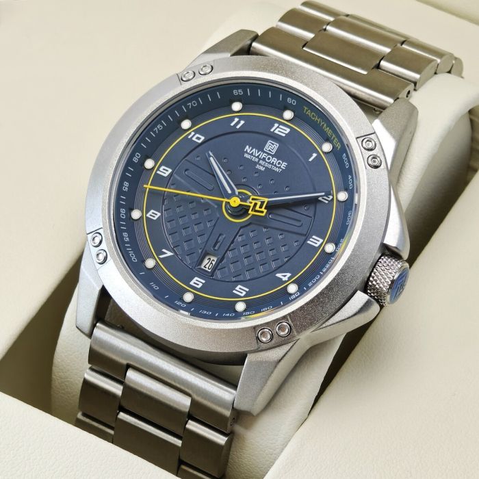 Чоловічий годинник Naviforce Lagune Stainless Silver - зображення 2