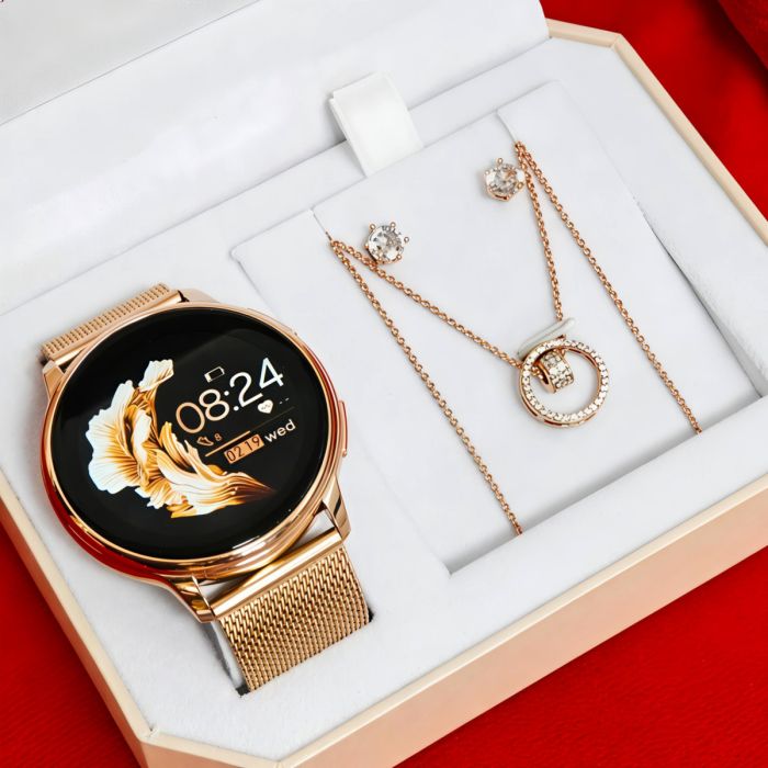 Розумний смарт годинник Подарунковий набір Smart Melisia IBSO Gold - изображение 2