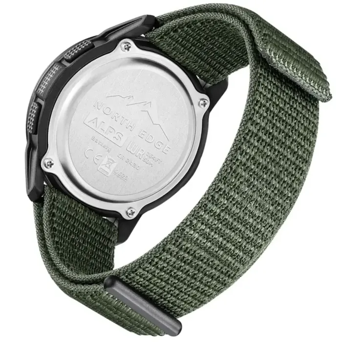 Ремінці до годинників Ремінець тканевий North Edge ALPS зелений розмір 24 - зображення 1