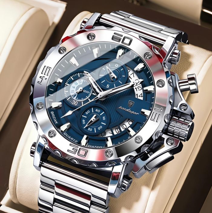 Чоловічий годинник Poedagar Crucial - изображение 1