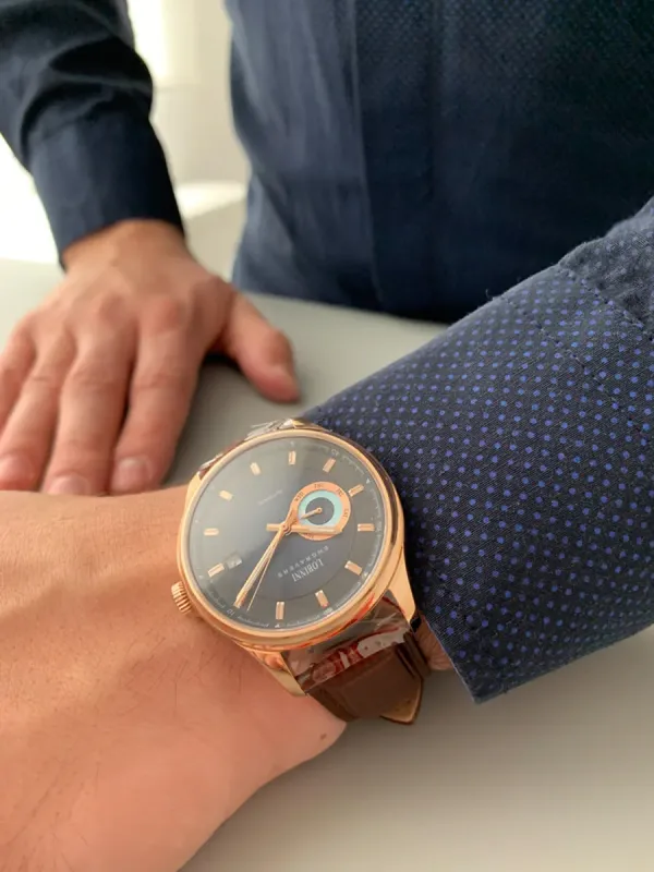 Чоловічий механічний годинник Lobinni Favorite - зображення 7