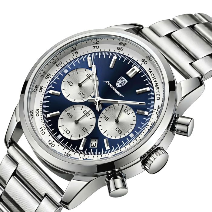 Чоловічий годинник Poedagar Innova Steel, 2 ремінці - изображение 1