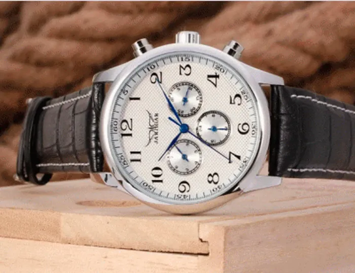 Чоловічі годинники Jaragar Elite White - зображення 6