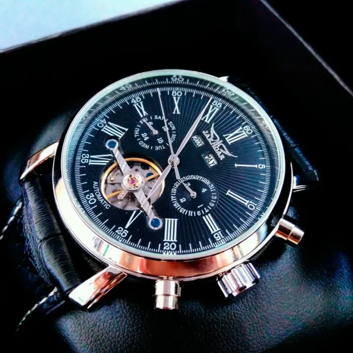 Чоловічий механічний годинник Jaragar Silver Star - зображення 4