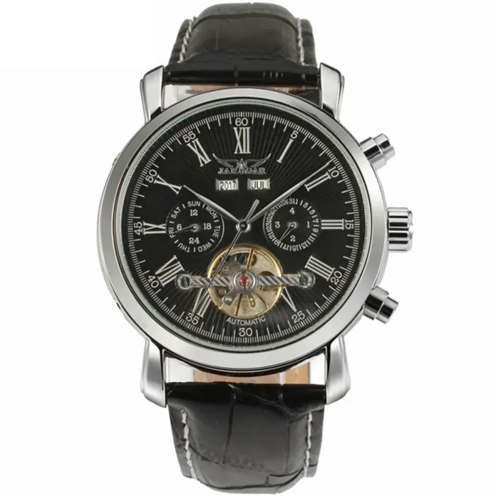 Чоловічий механічний годинник Jaragar Silver Star - зображення 2