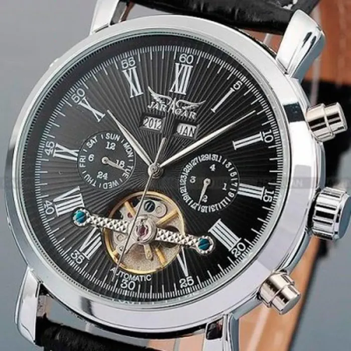 Чоловічий механічний годинник Jaragar Silver Star - зображення 1