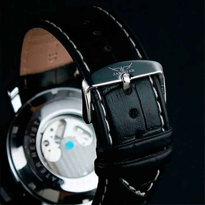 Чоловічий механічний годинник Jaragar Silver Star - зображення 9