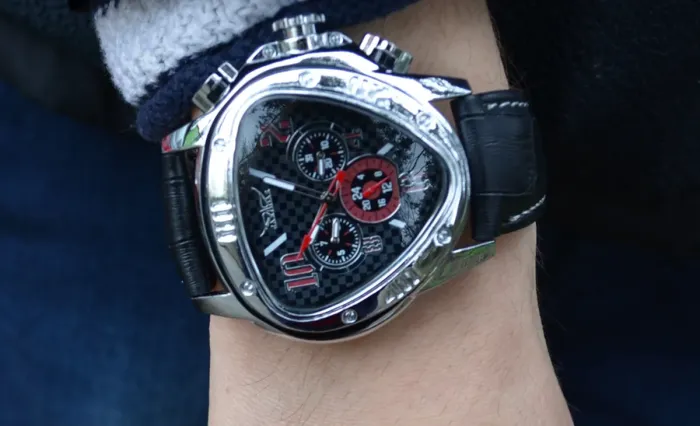 Чоловічі годинники Jaragar Tripple - зображення 9