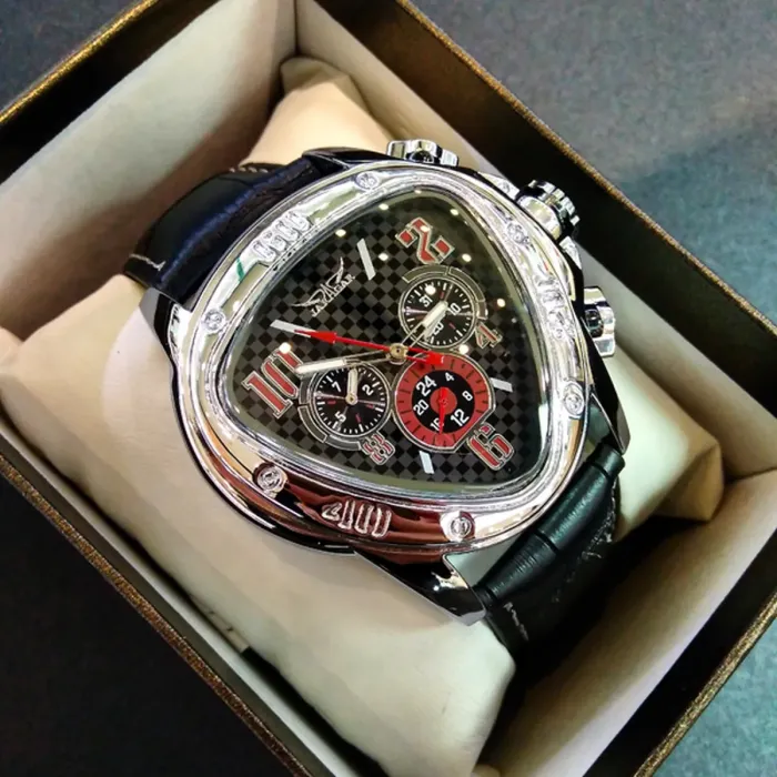 Чоловічі годинники Jaragar Tripple - зображення 8