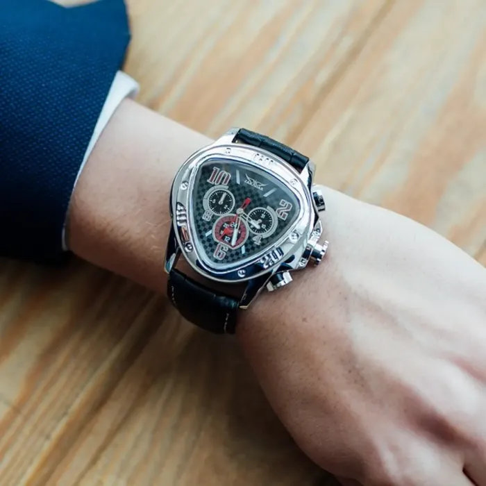 Чоловічі годинники Jaragar Tripple - зображення 10