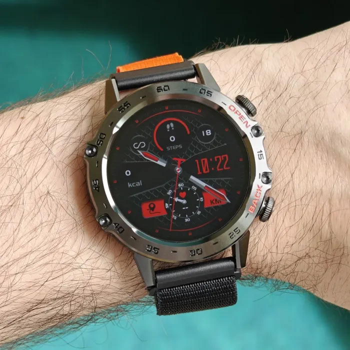 Розумний смарт годинник Smart Delta K52 Orange Black, 3 ремінці - изображение 3