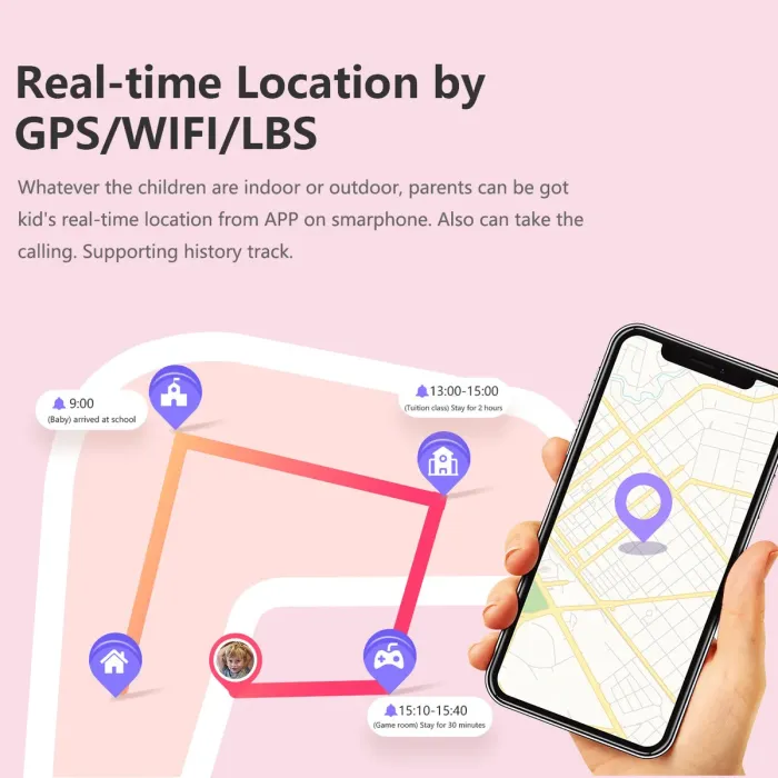 Розумний смарт годинник Smart Kinder GPS Tracking - зображення 4
