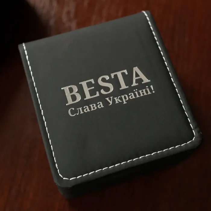 Скриньки і коробочки Шкіряна коробочка "Слава Україні" - зображення 2