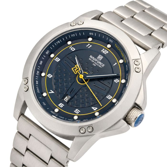 Чоловічий годинник Naviforce Lagune Stainless Silver - изображение 1