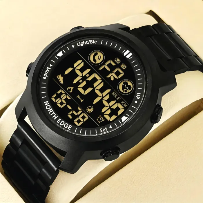 Чоловічий водостійкий спортивний тактичний годинник North Edge Laker Iron Edition, 2 ремінці - зображення 2