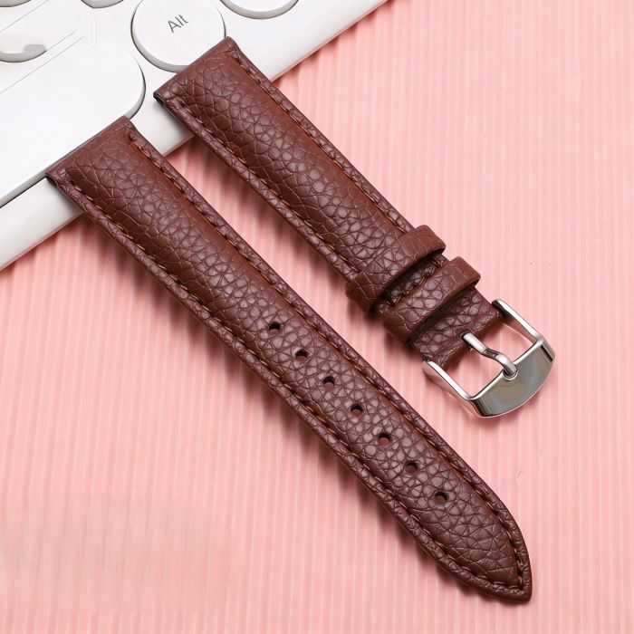 Ремінець шкіряний коричневий 14 мм - изображение 2