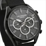 Чоловічий водостійкий годинник Lee Cooper England Midnight Black, 2 ремінці