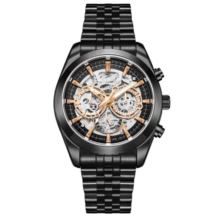 Чоловічий механічний годинник Lee Cooper DeLuxe Mechanical - зображення 2