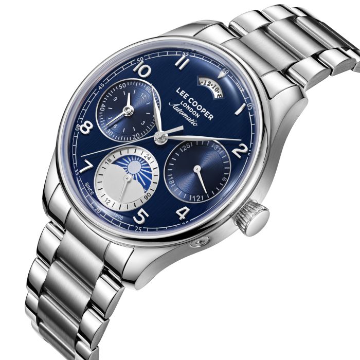 Чоловічий механічний водостійкий годинник Lee Cooper Automatic PRO - зображення 1