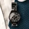 Чоловічий водостійкий годинник Lee Cooper England Midnight Black, 2 ремінці