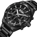 Чоловічий водостійкий годинник Lee Cooper Hit Black