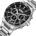 Чоловічий водостійкий годинник Lee Cooper Hit Silver