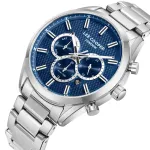 Чоловічий водостійкий годинник Lee Cooper England Silver