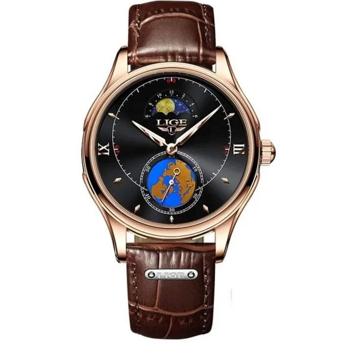 Чоловічі годинники Lige Faust - зображення 3