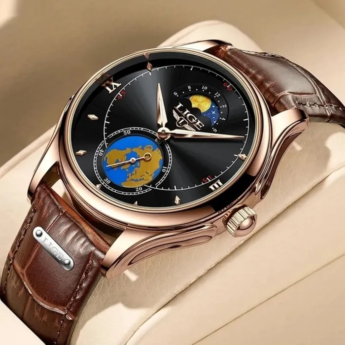 Чоловічі годинники Lige Faust - зображення 2