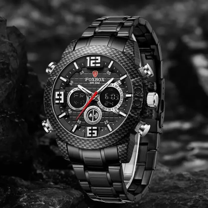 Чоловічий спортивний тактичний годинник Lige FoxBox - зображення 4