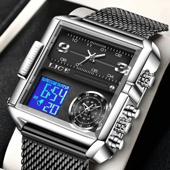 Чоловічі годинники Lige Maxi - зображення 1
