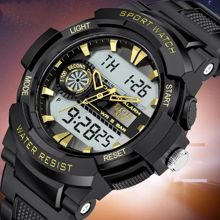 Чоловічі годинники Lige MoonLight - зображення 1